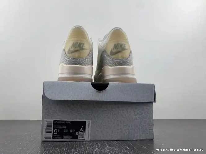Official Maikesneakers Craft FJ9479-100 Ivory Jordan 3 Air 0522